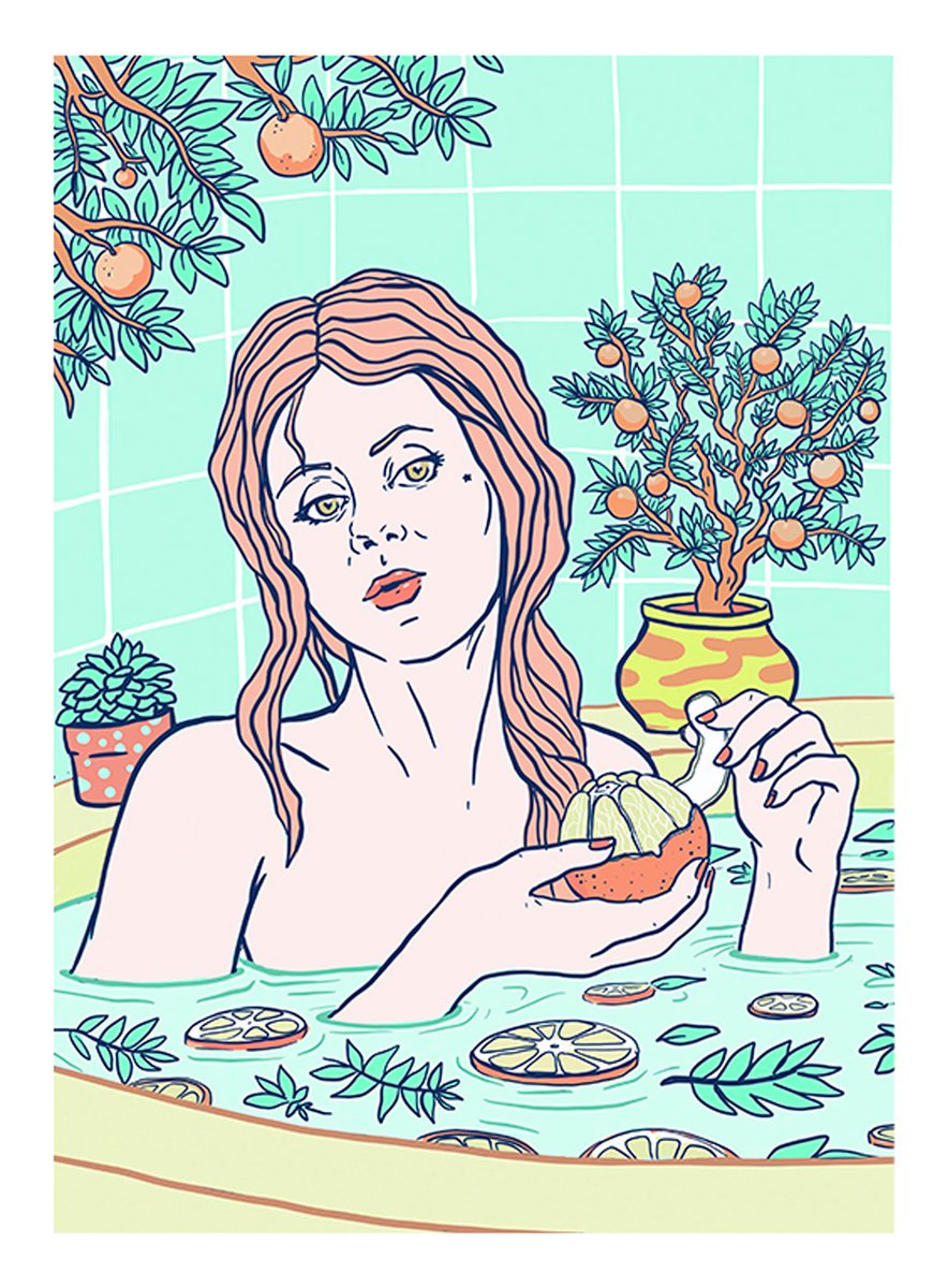 Citrus Bath and Seville Oranges | Bath Time Self Care Serie III,limited edition gicle pri... by Marta Zubieta
