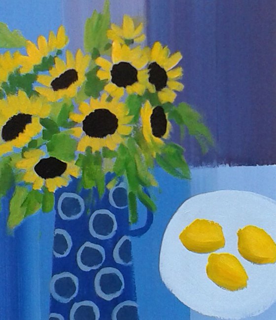 Sunflowers and Lemons
