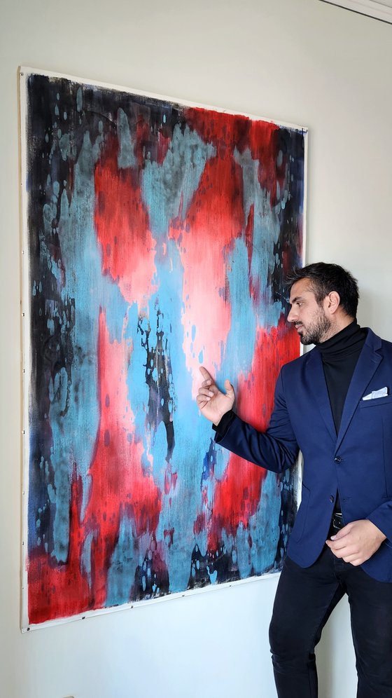 REFLECTION V - Contemporary Abstract Painting