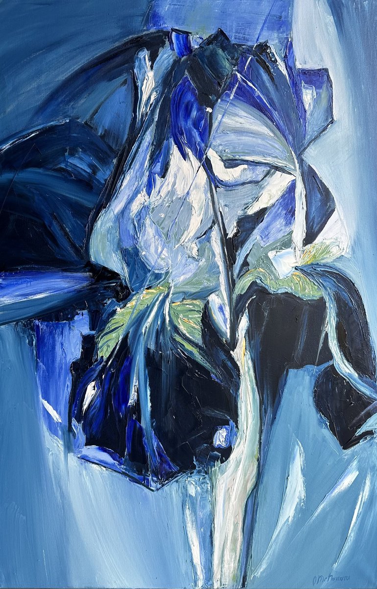 Iris Ii - Depth By Olga Mcnamara Biennaleartist, 31 X 47, Artwork For Sale On Artfinder