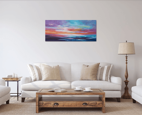 Contemplative Horizons II - seascape, emotional, panoramic