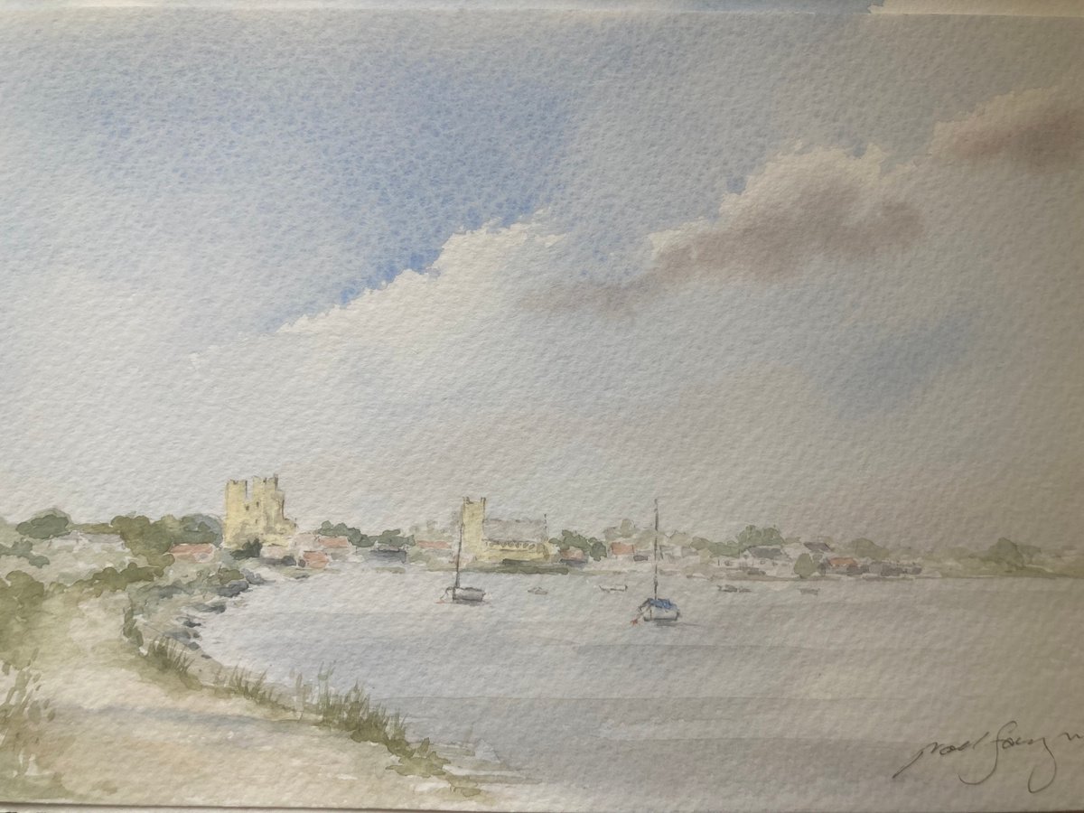 Orford from the coast path by Noel Sawyer