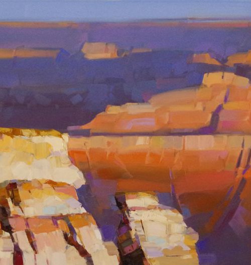 Grand Canyon National Park Handmade oil painting One of a kind Signed Large Size Painting by Vahe Yeremyan