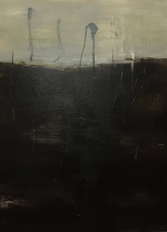 Seen In The Sky Minimalist Painting