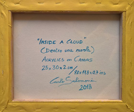 INSIDE A CLOUD - ( 25 x 30 cm )