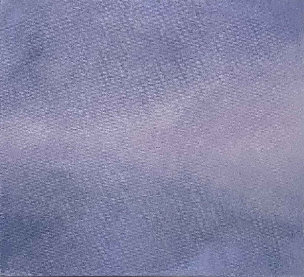 Abstract Oil Painting By Flora Butler, 22 X 20, Brazen Heaven, Original Artwork