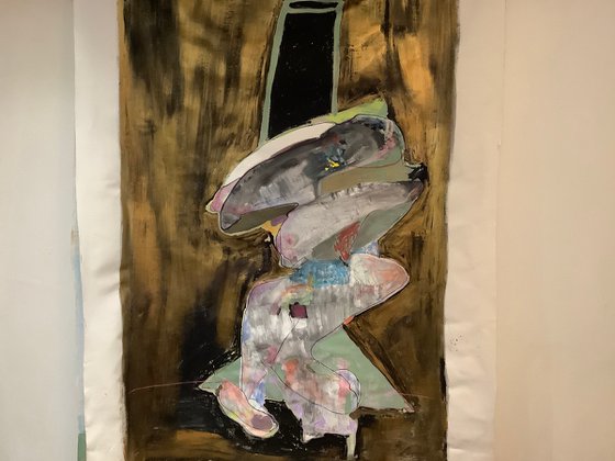 Thinking sitting alone . Moving forward