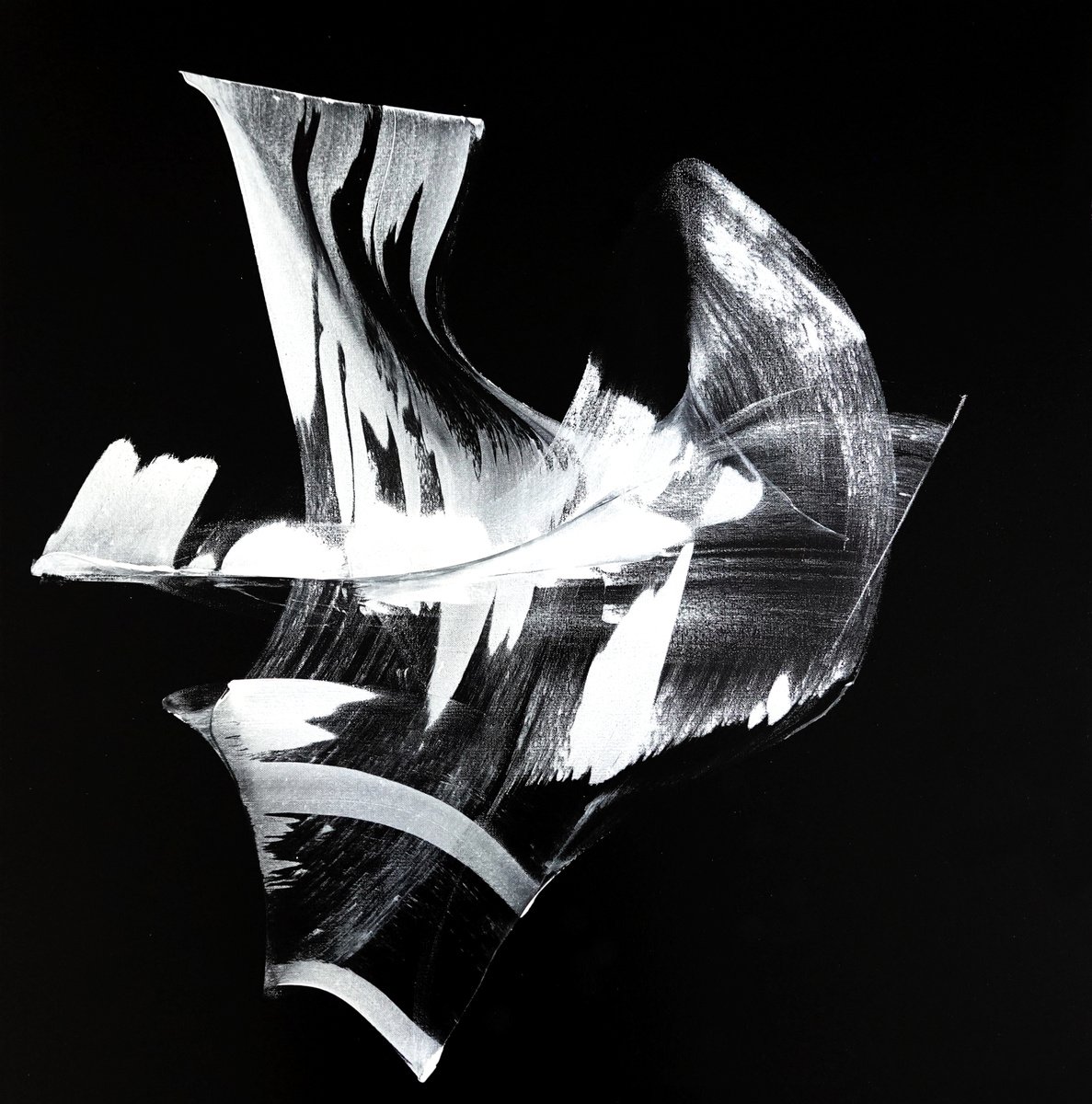 Expressive Abstract Acrylic Painting By Newel Hunter, 36 X 36", Adrift, Original Artwork