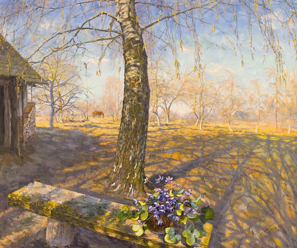 Spring Morning by Elena Barkhatkova