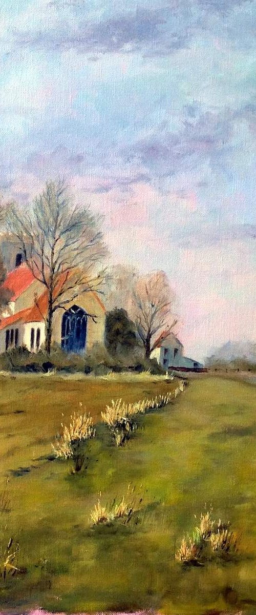 Country Church Wicken by BARBARA  HARLOW