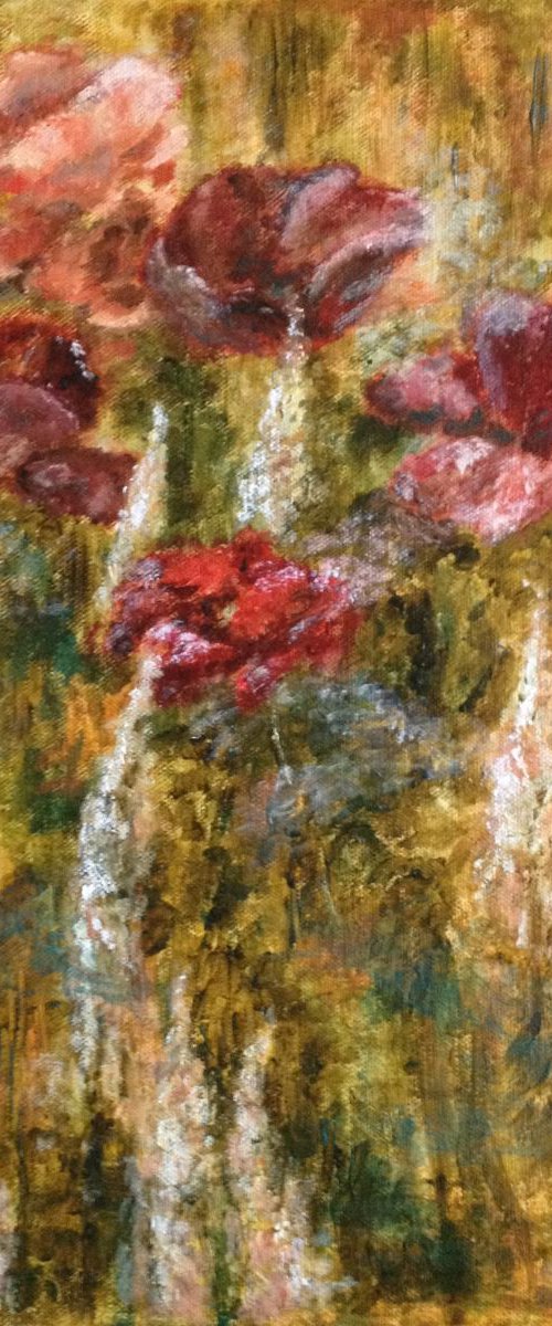Field of Dreams  Impressionist Flowers / Still Life by Rebecca Pells