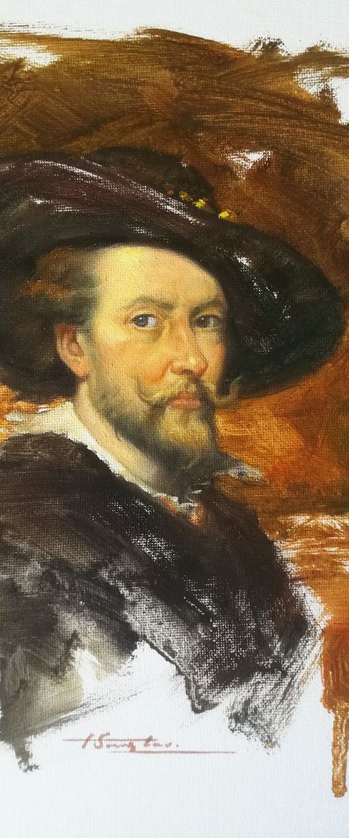 Portrait of Peter Paul Rubens by Hongtao Huang