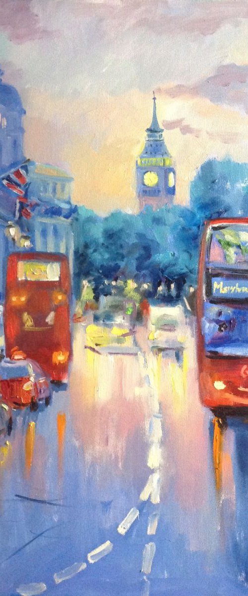 London evening by Nataliia Nosyk