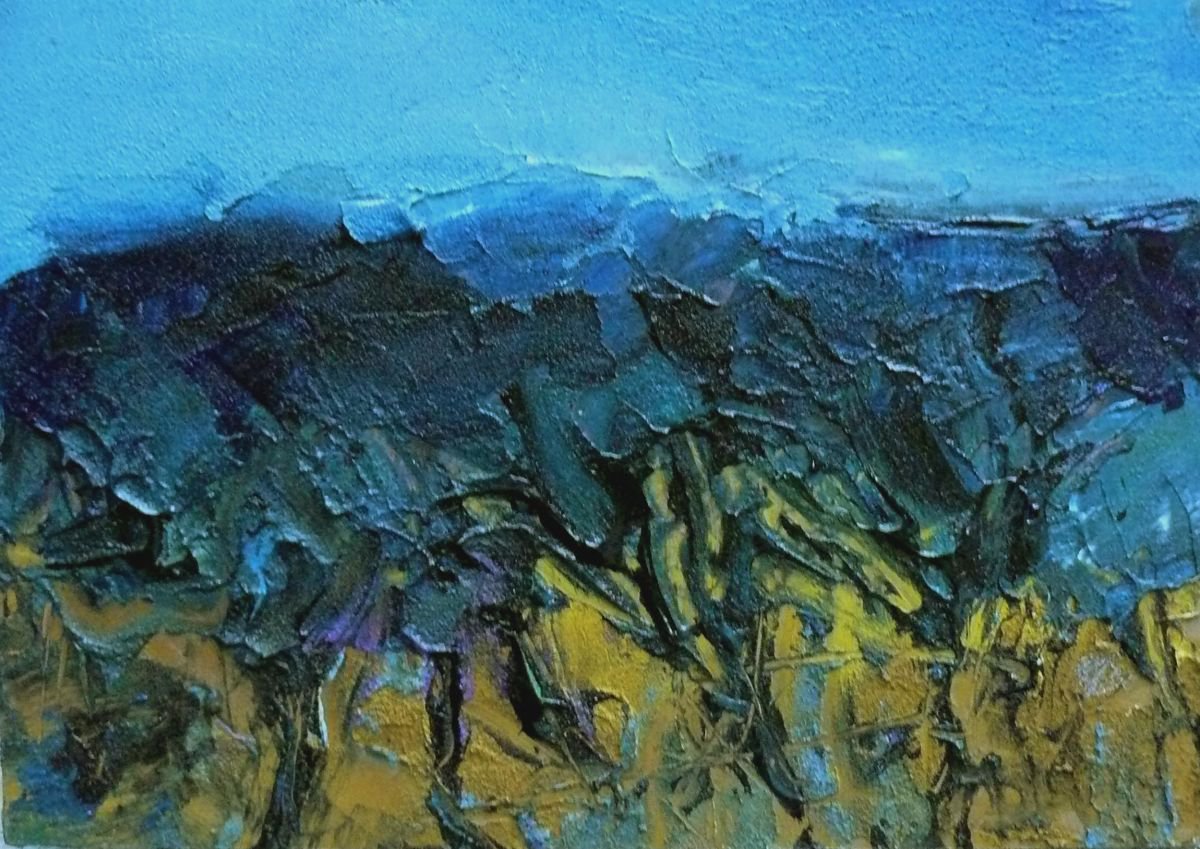Painting , Winter In Haute Provence By Jacques Donneaud, 15 X 11, Artwork For Sale On Artfinder