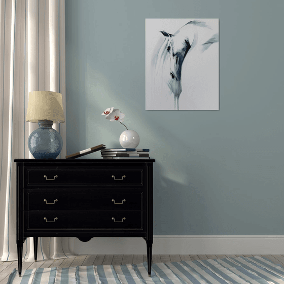 teal horse II