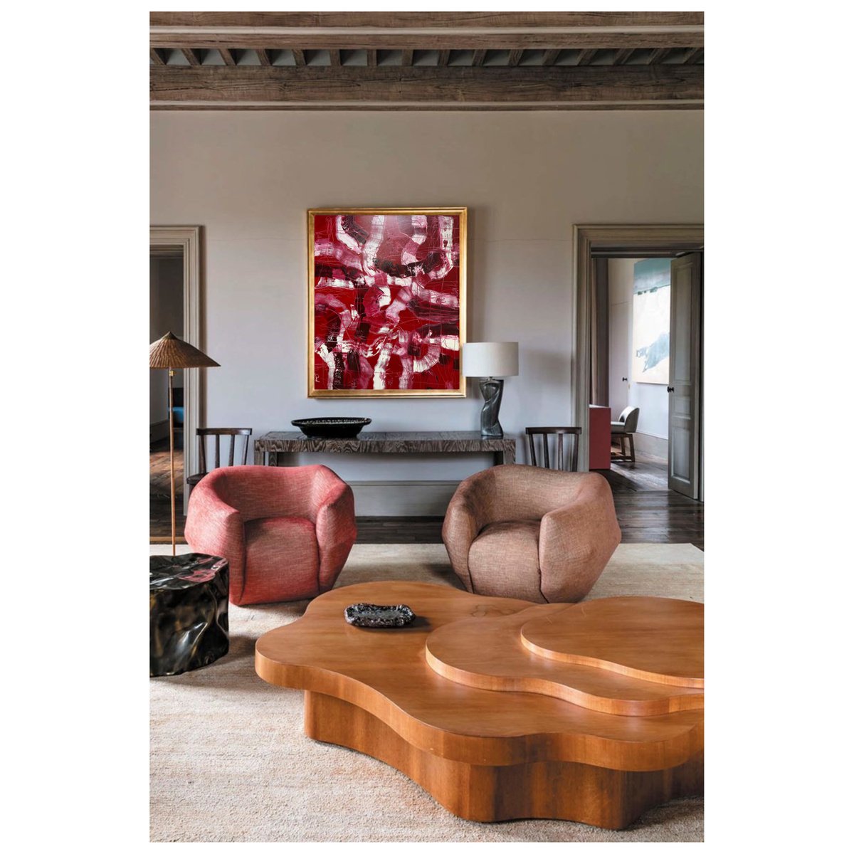 Expressive Oil Painting , I Love You More By Maria Esmar, 47 X 39, Artwork For Sale On Artfinder