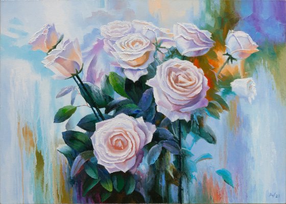 WHITE ROSES