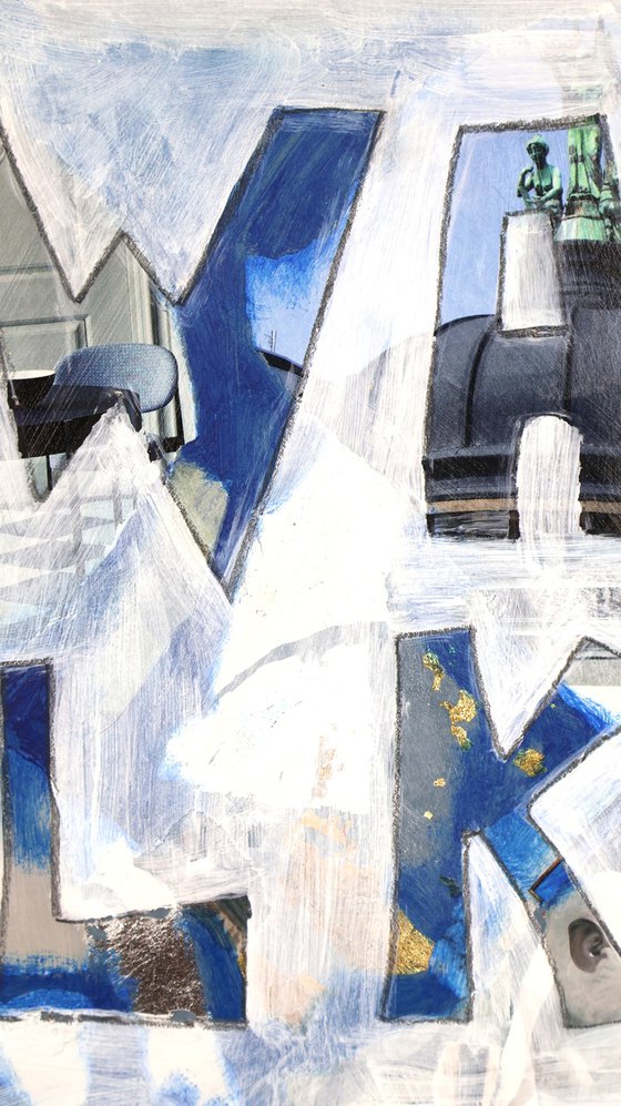 Look up, Walk on, collage set