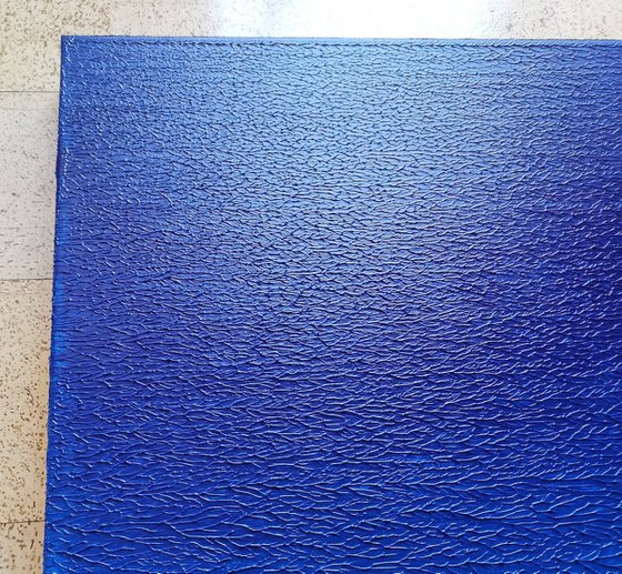Blue ocean", n.27 - textured painting