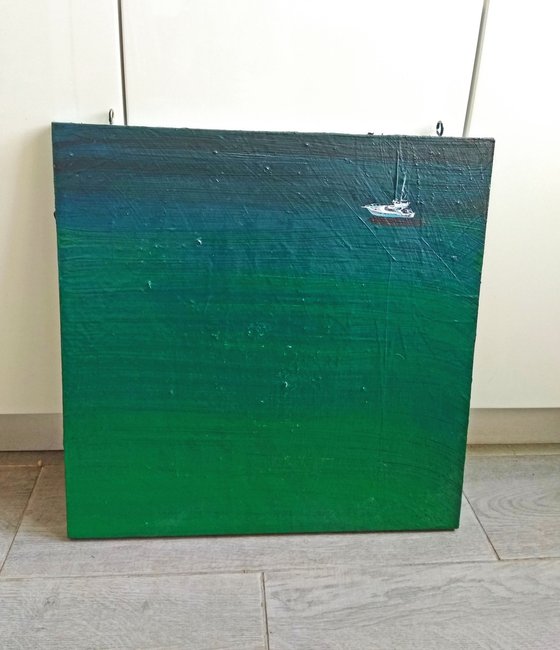 The sea" diptych