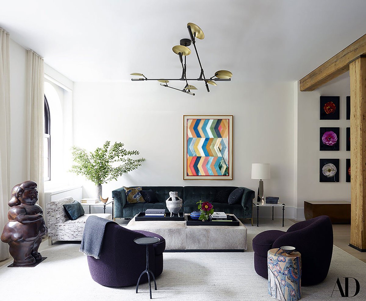 Geometric Abstract Acrylic Painting By Liubov Palii, 20 X 28", Colored Summer, Original Artwork