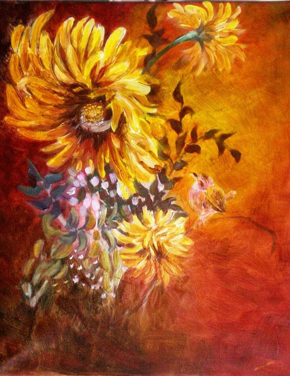 Sunflowers by Elena Sokolova