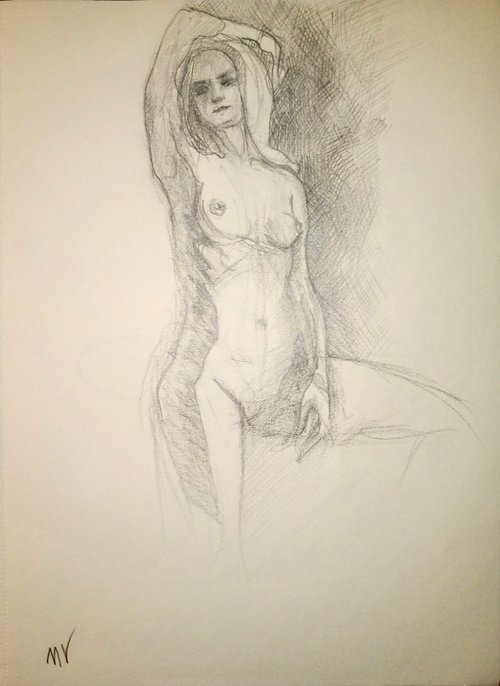 Sketch of Human body. Woman.14 by Mag Verkhovets