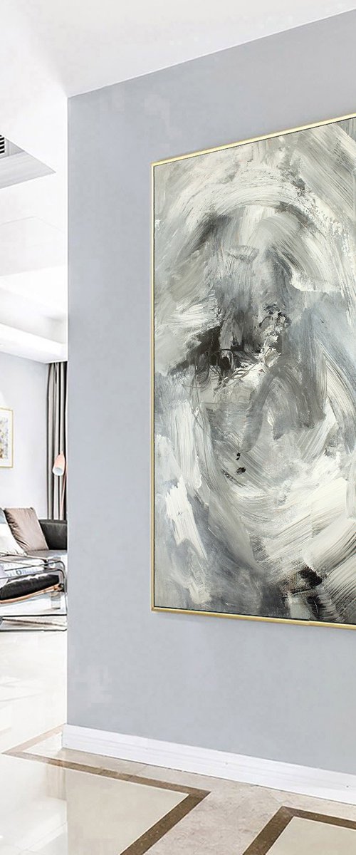 Jukit (90 x 150 cm, 35" x 59") by Hugh Abernethy
