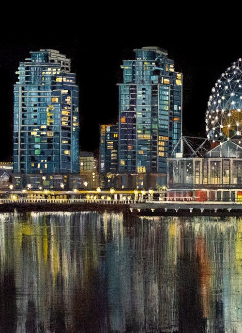 "NIGHT VANCOUVER. CANADA" by Tetiana Tiplova