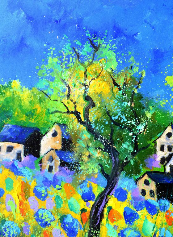 Lost amid flowers