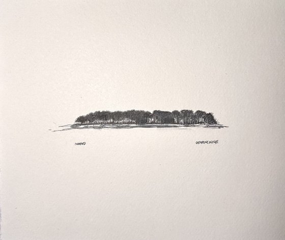 Trees in Pen and Ink - Norfolk Landscape