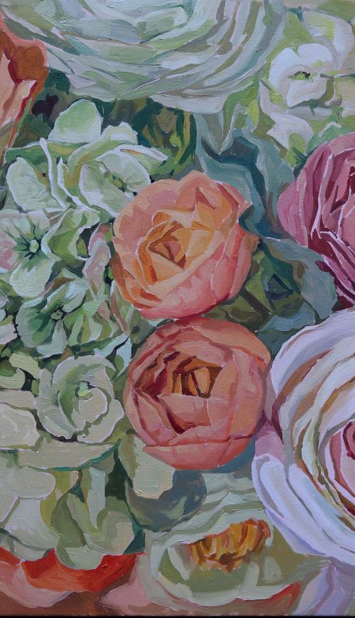 Rose e Ortensie by Ann Gusè