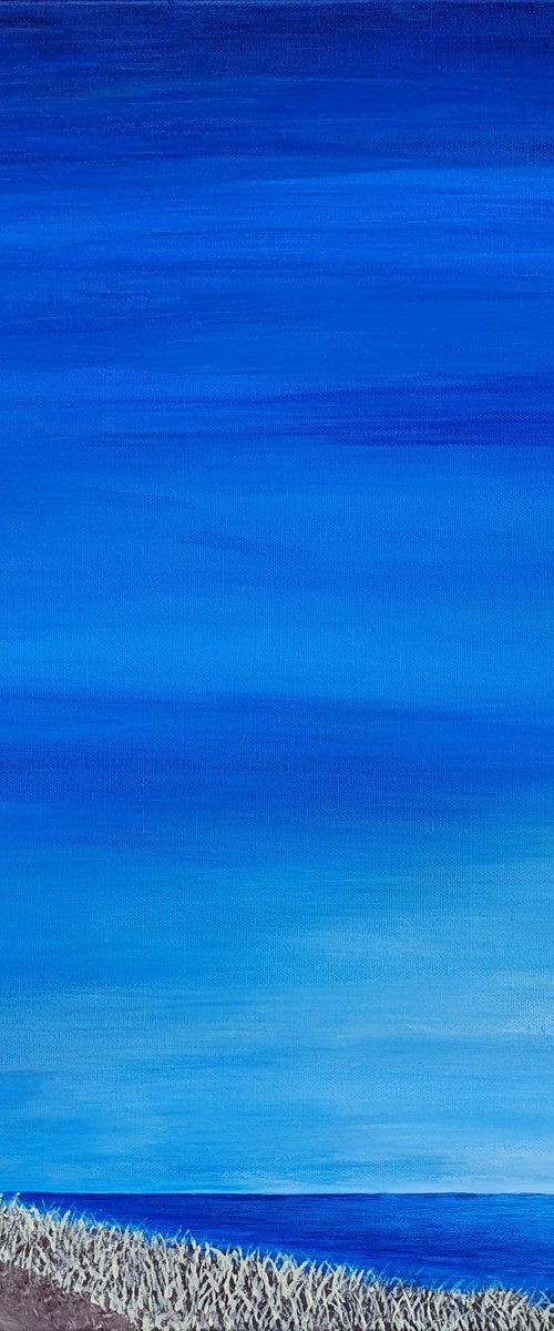 Lighthouse #1, 50x50cm, ready to hang by Silvija Horvat - NataDaMano