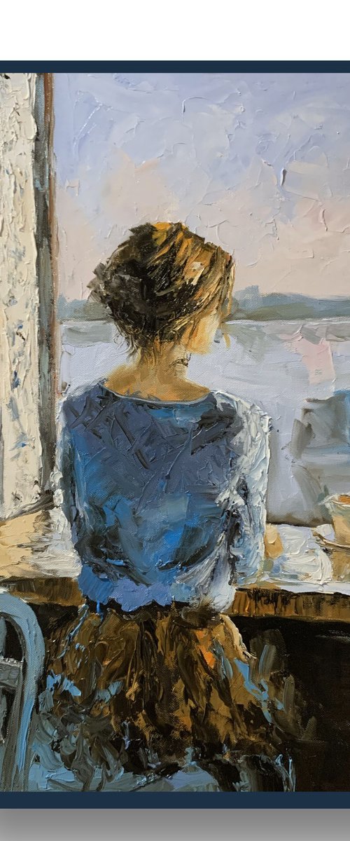 Woman, Quiet Morning by the Window. by Vita Schagen