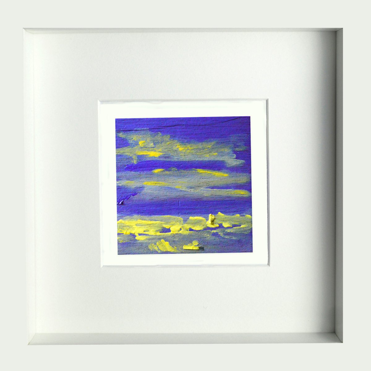 Organic Landscape Oil Painting By Cristian Valentich, 10 X 10, Serie 1, Original Artwork