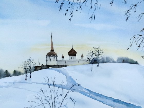 Winter Countryside landscape