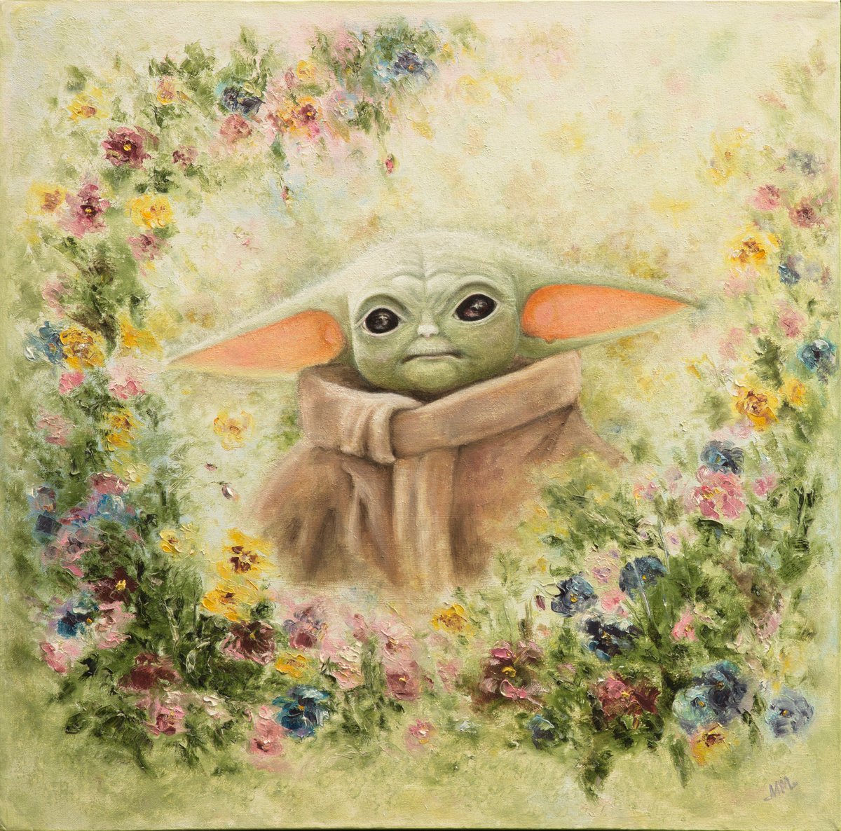 Baby Grogu by Mila Moroko