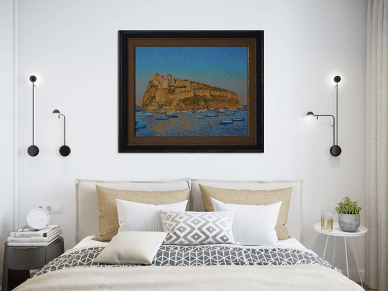 Evening. Aragon castle.