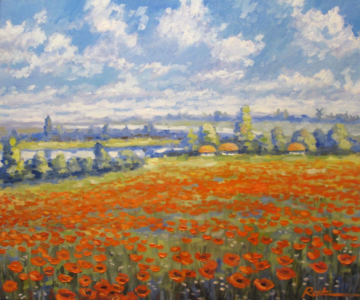 Poppy field картина