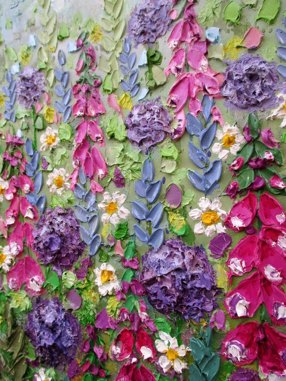 Foxgloves and Aliums