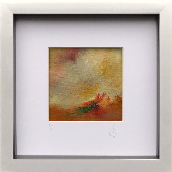 Edit 2.18 - Framed abstract painting