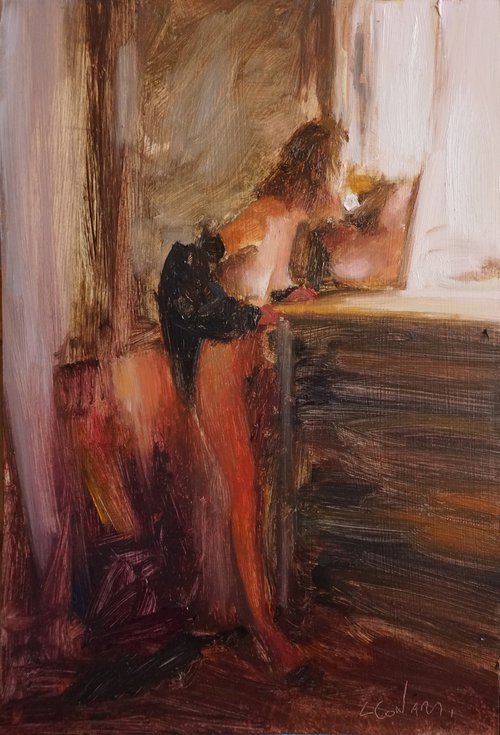 Nude sketch by Manuel Leonardi