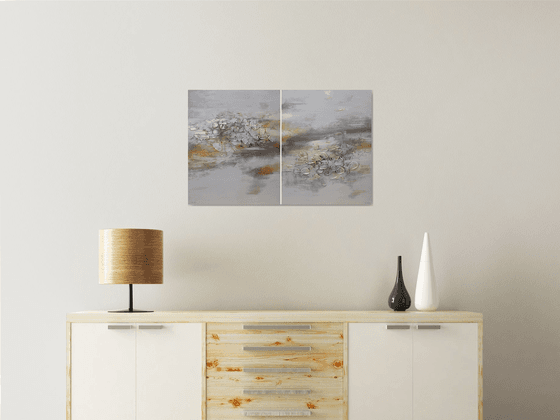 The petals (diptych)