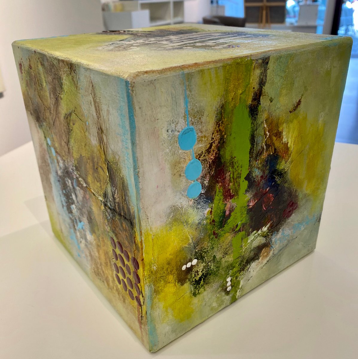 Art-Cube Blue by Kirsten Schankweiler