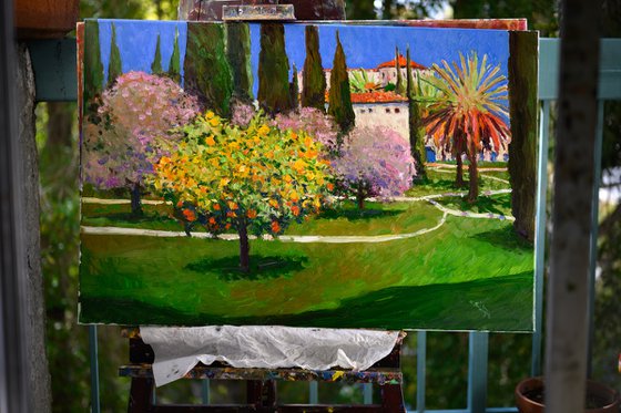 Landscape with a Lemon Tree, Garden in California