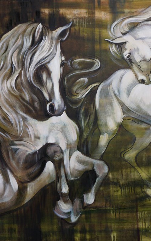 Dance with me. Horses by Anastasiia Kraineva (Masniuk)