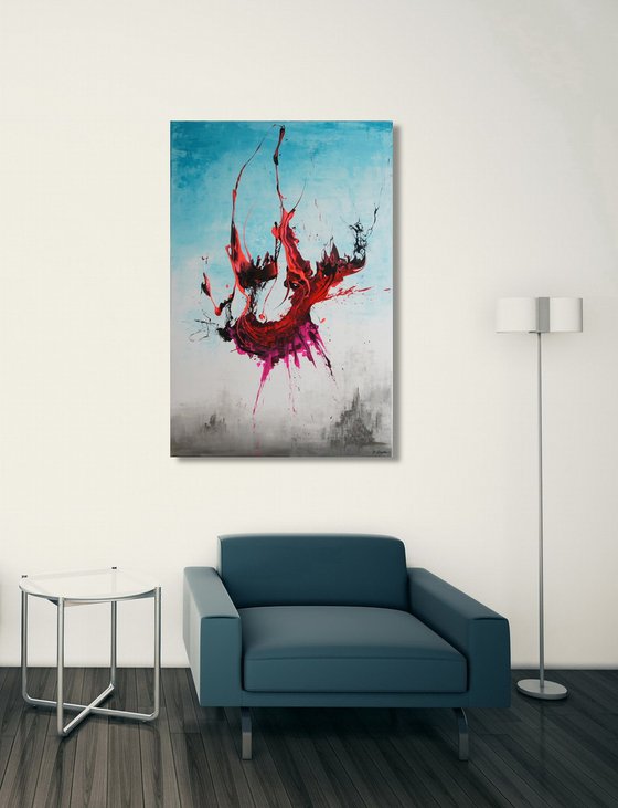 War Of The Worlds I (Spirits Of Skies 096095) - 80 x 120 cm - XXL (32 x 48 inches)