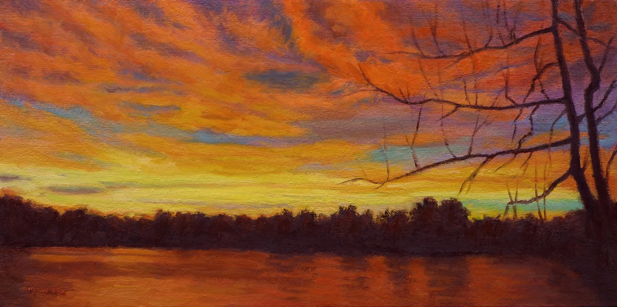Lake Sunset by Daniel Fishback