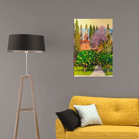 Park with Lemon Trees