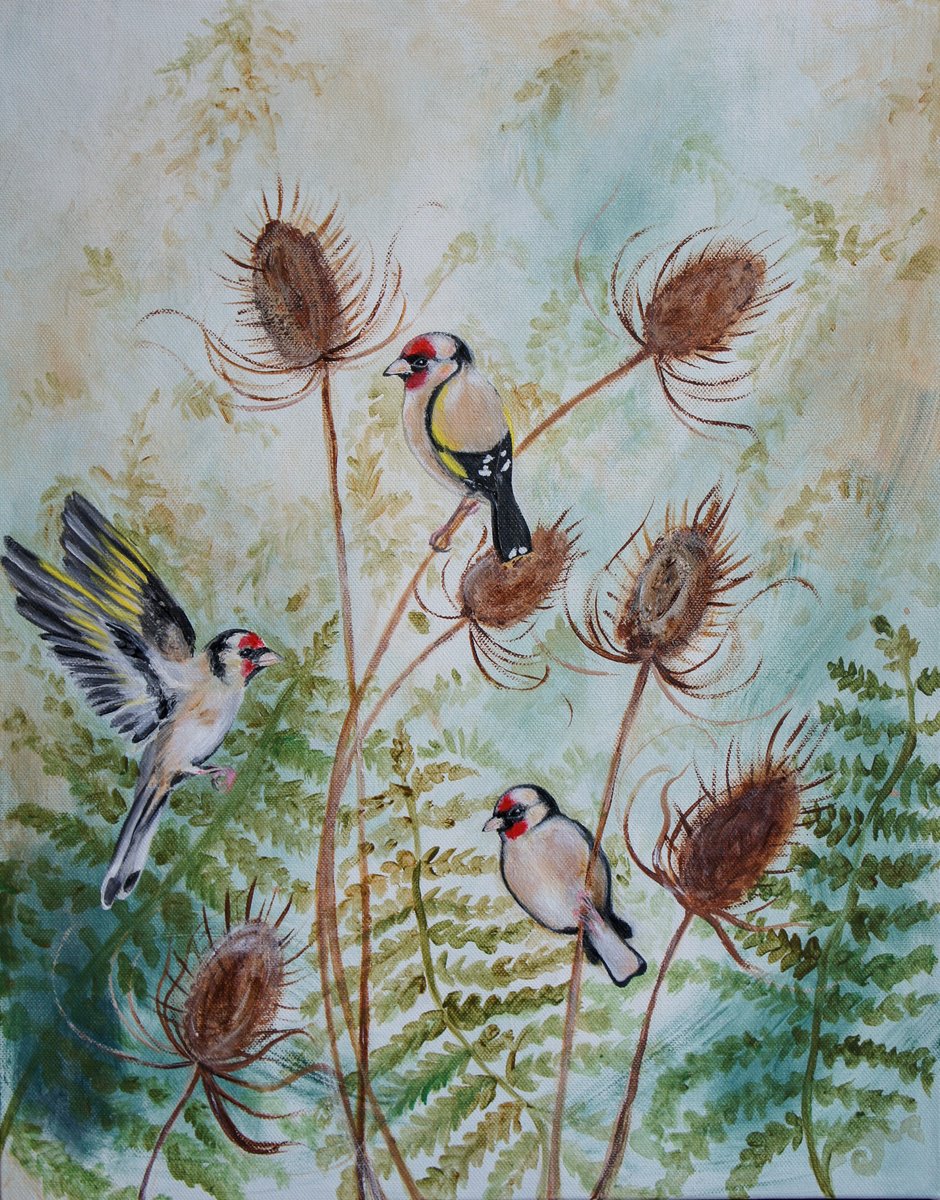 Goldfinches by Victoria Lucy Williams